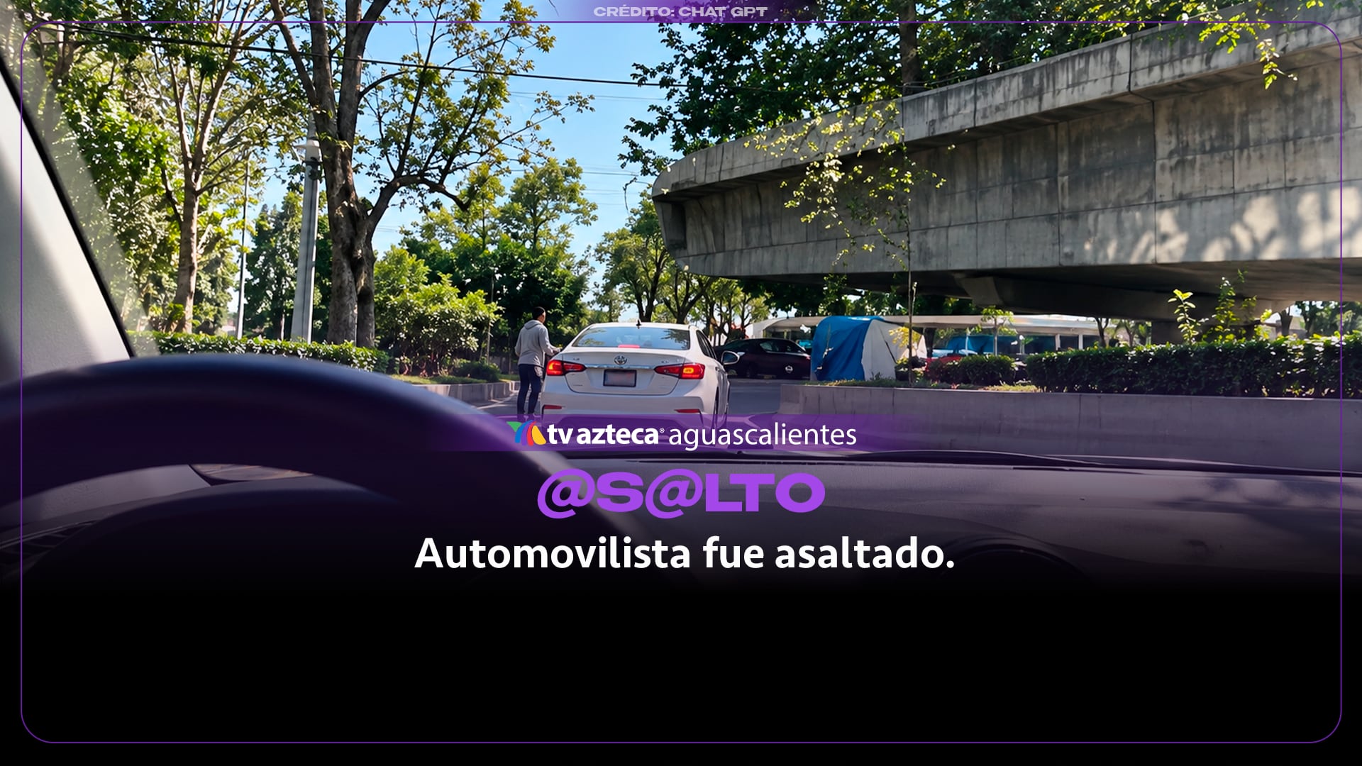 Asalto en Naucalpan: roban a conductor en el tráfico (VIDEO)