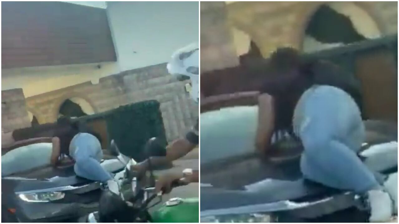 VIDEO_ Esposa descubre a su esposo saliendo del motel en Aguascalientes y lo confronta