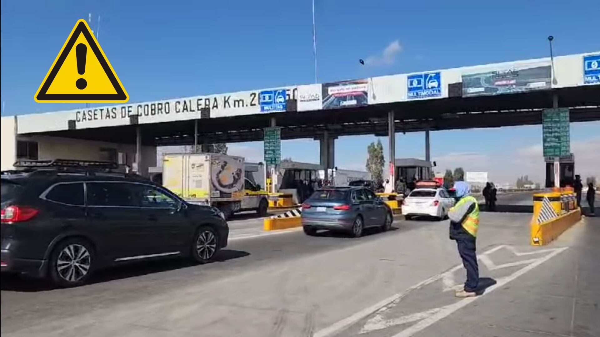 Tráfico en Zacatecas hoy: Reportan tráfico pesado en las casetas de cobro de Calera y Osiris