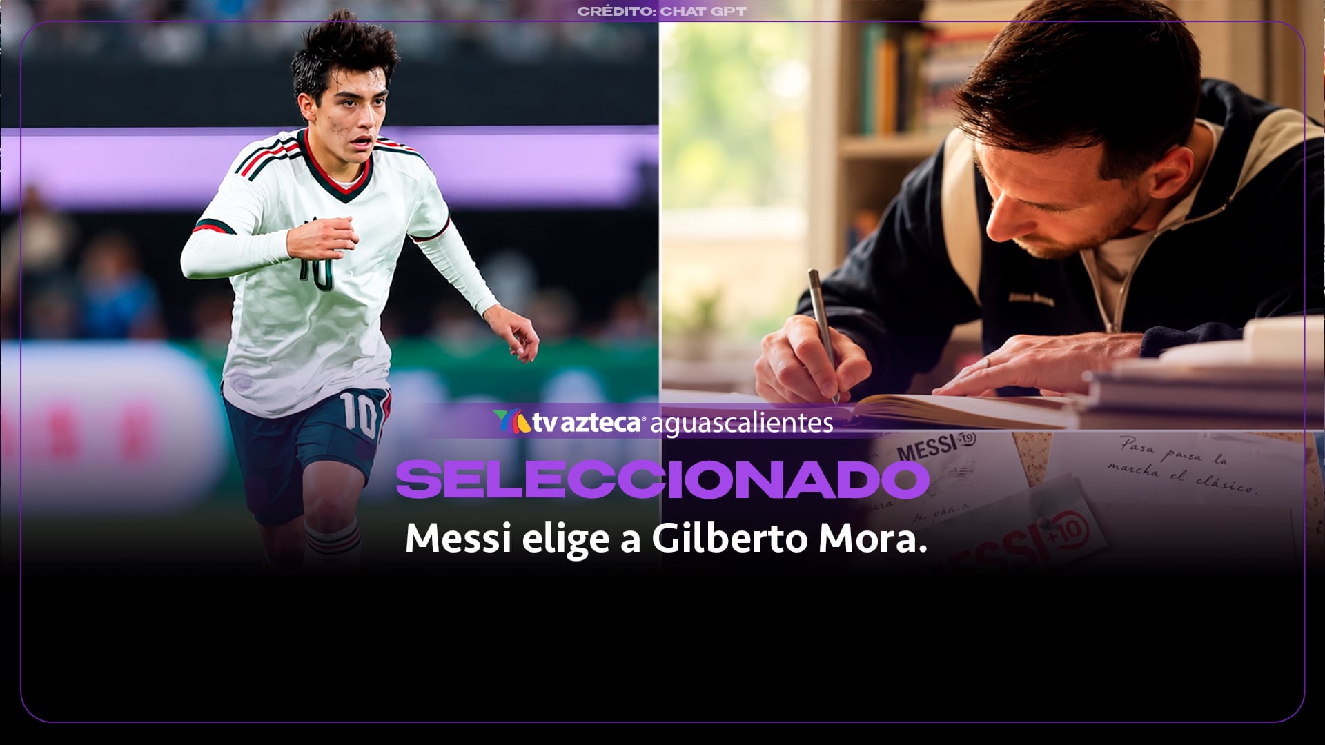 Lionel Messi elige al mexicano Gilberto Mora entre las promesas mundiales del futbol