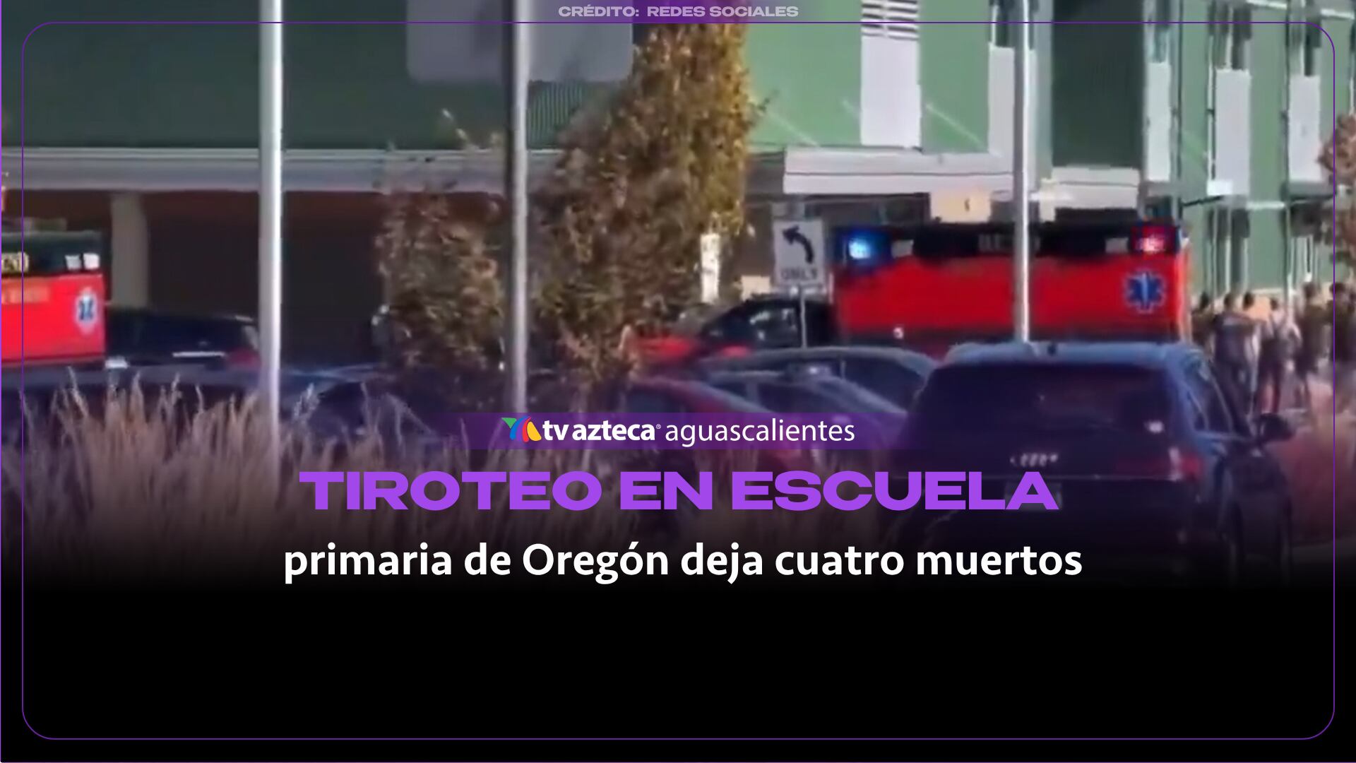 Tiroteo en escuela de Estados Unidos deja cuatro muertos; sospechoso también murió