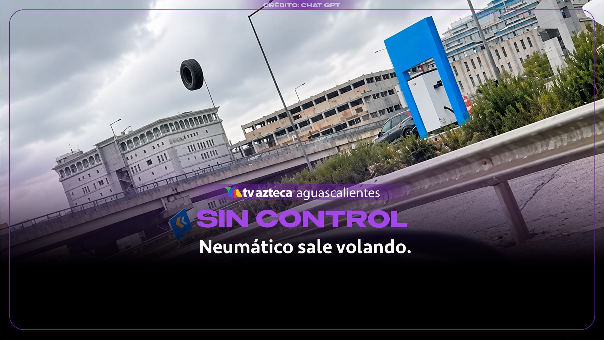 |VIDEO| Llanta suelta cruza autopista de Estambul y casi choca contra varios autos