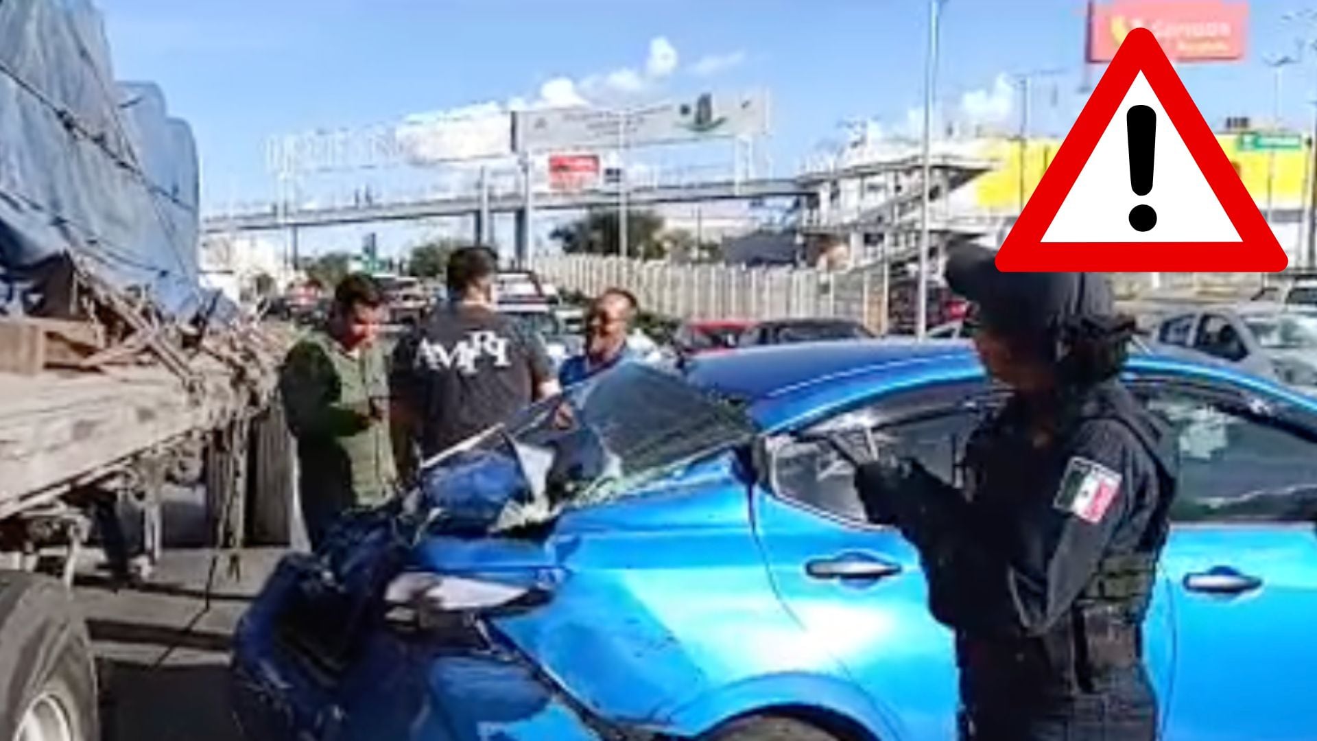 Última Hora: Accidente sobre SIGLO XXI en la entrada a Villas; esto sabemos