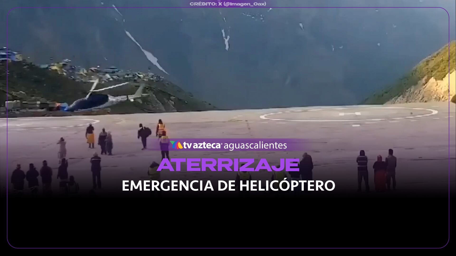 Pánico en el aire: Helicóptero da vueltas y aterriza a salvo
