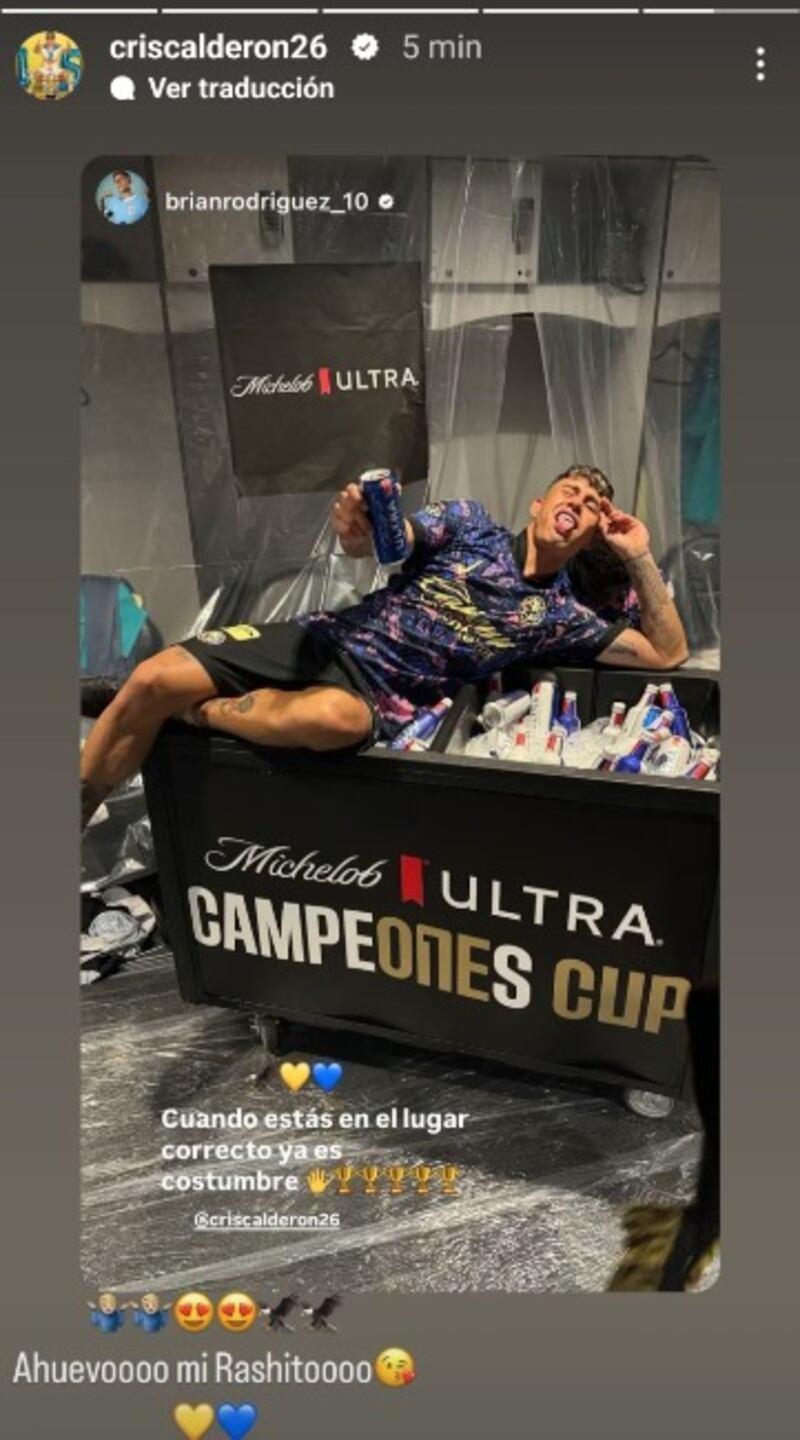 Cristian Chicote Calderón presume título con América y lanza este dardo a Chivas