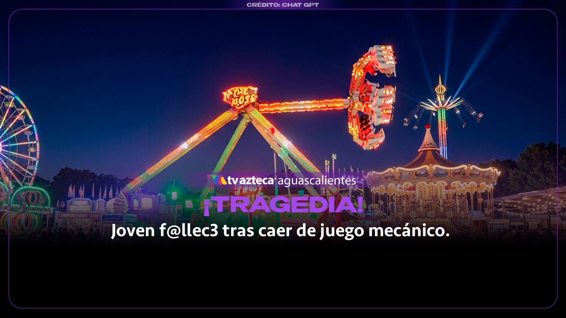 VIDEO: Fallece joven tras caer de juego mecánico en Cabo San Lucas