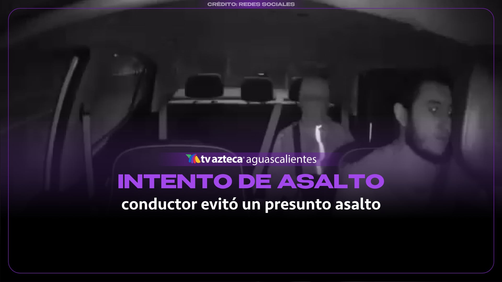 VIDEO: !ALERTA de su esposa lo salva de un PRESUNTO ASALTO! pasajero descendió del vehículo y escapó corriendo.
