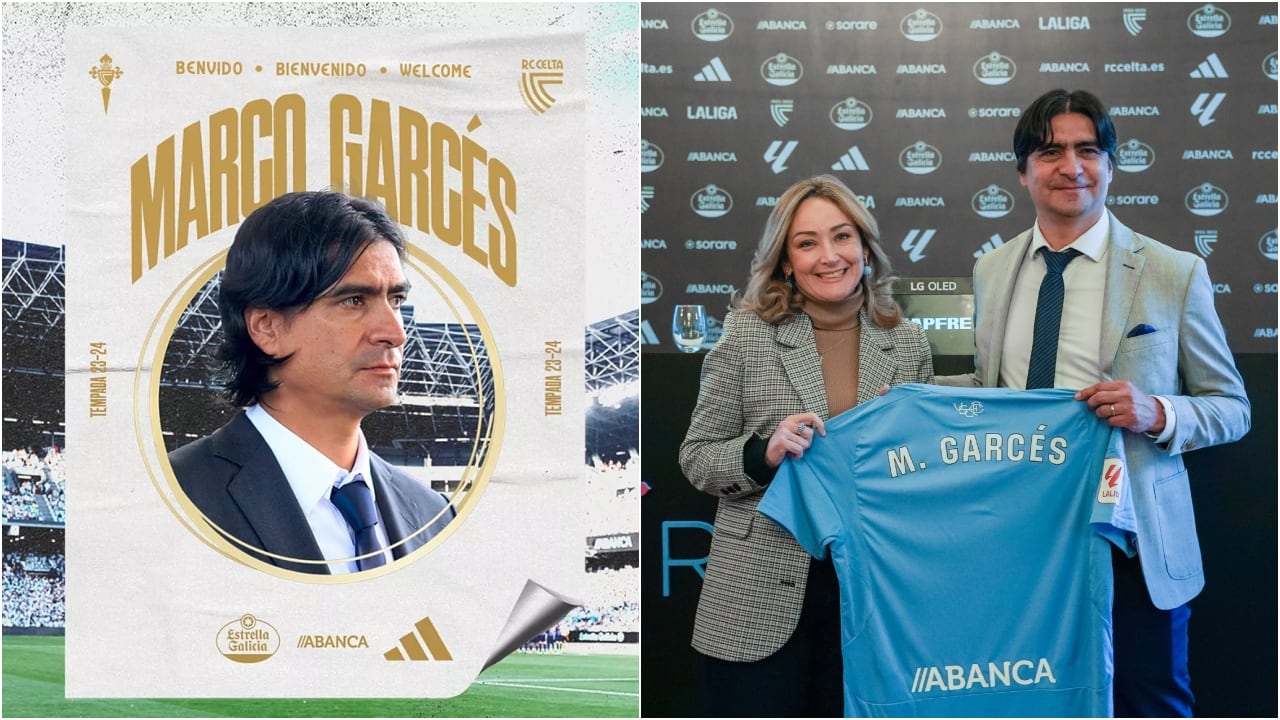 ¡Orgullo mexicano! Él es Marco Garcés Director de Fútbol del Celta de Vigo