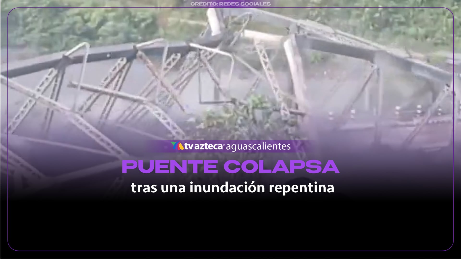 VIDEO: Puente colapsa tras una inundación repentina en Nepal