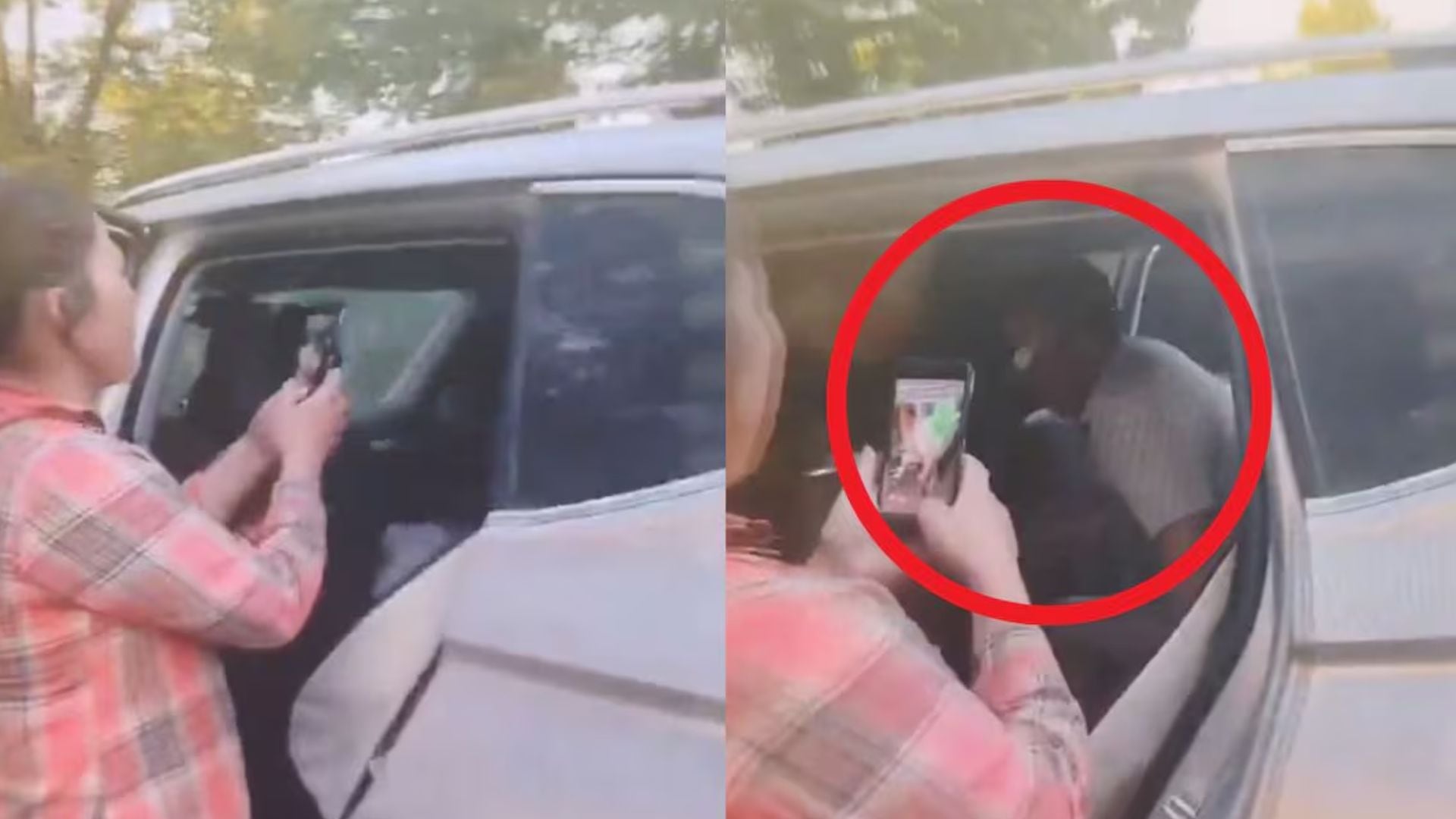 VIDEO: ¡Insólito! Mujer descubre infidelidad de su esposo con su nuera al interior de una camioneta