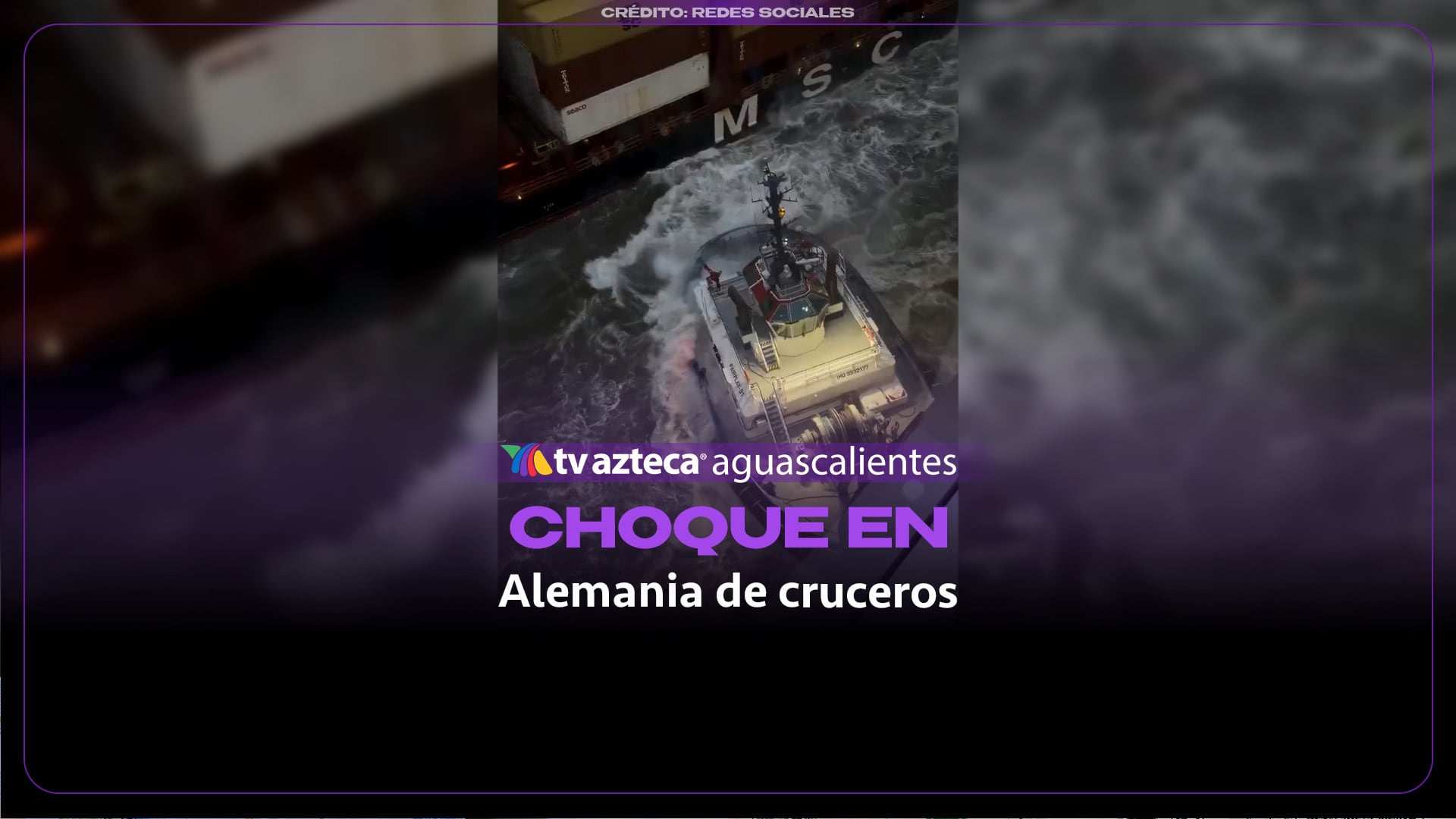 CHOQUE EN ALEMANIA! ¿Hubo heridos en el crucero con 3 mil 350 personas?
