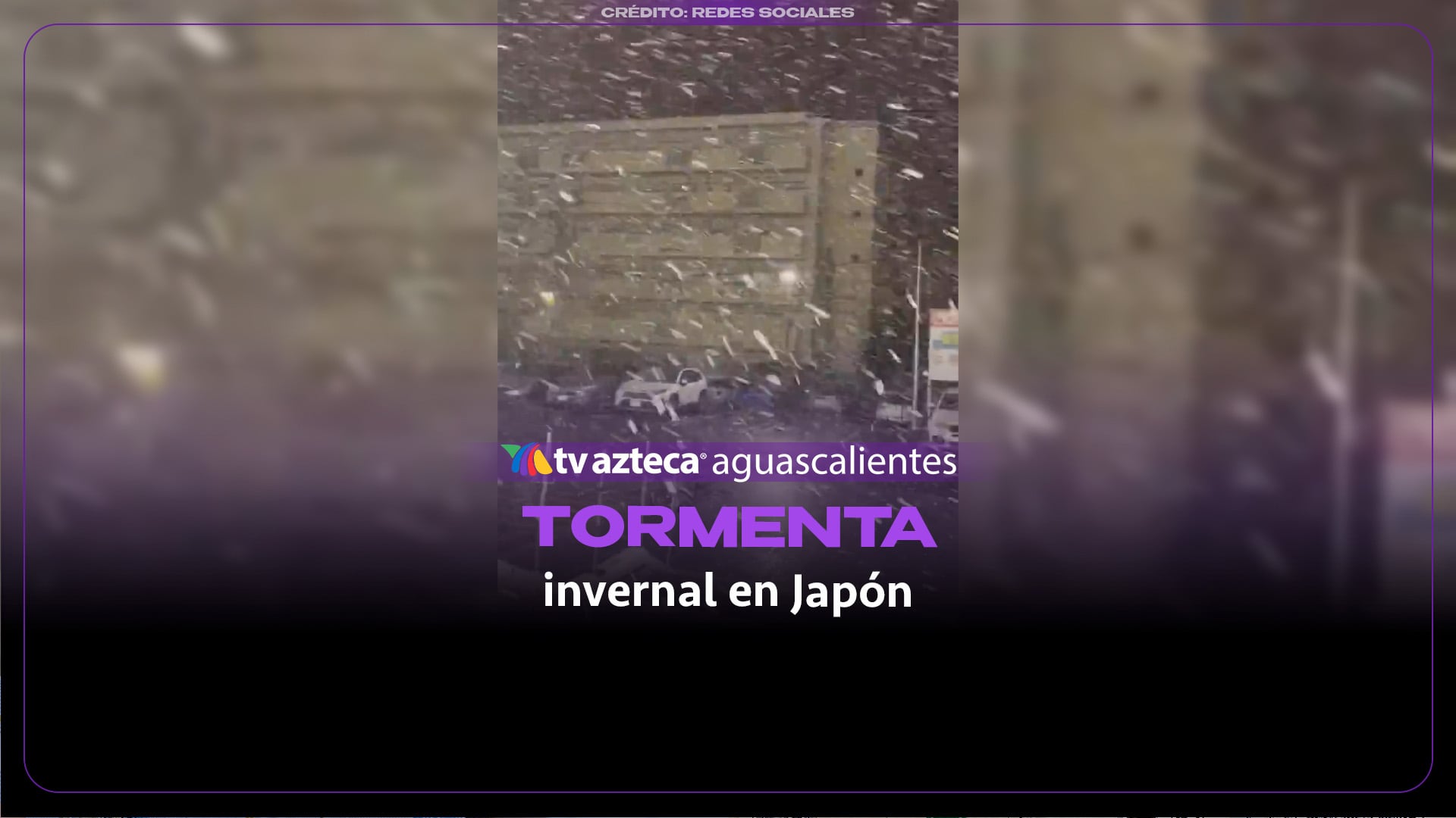 El frío invernal llega al norte de Japón