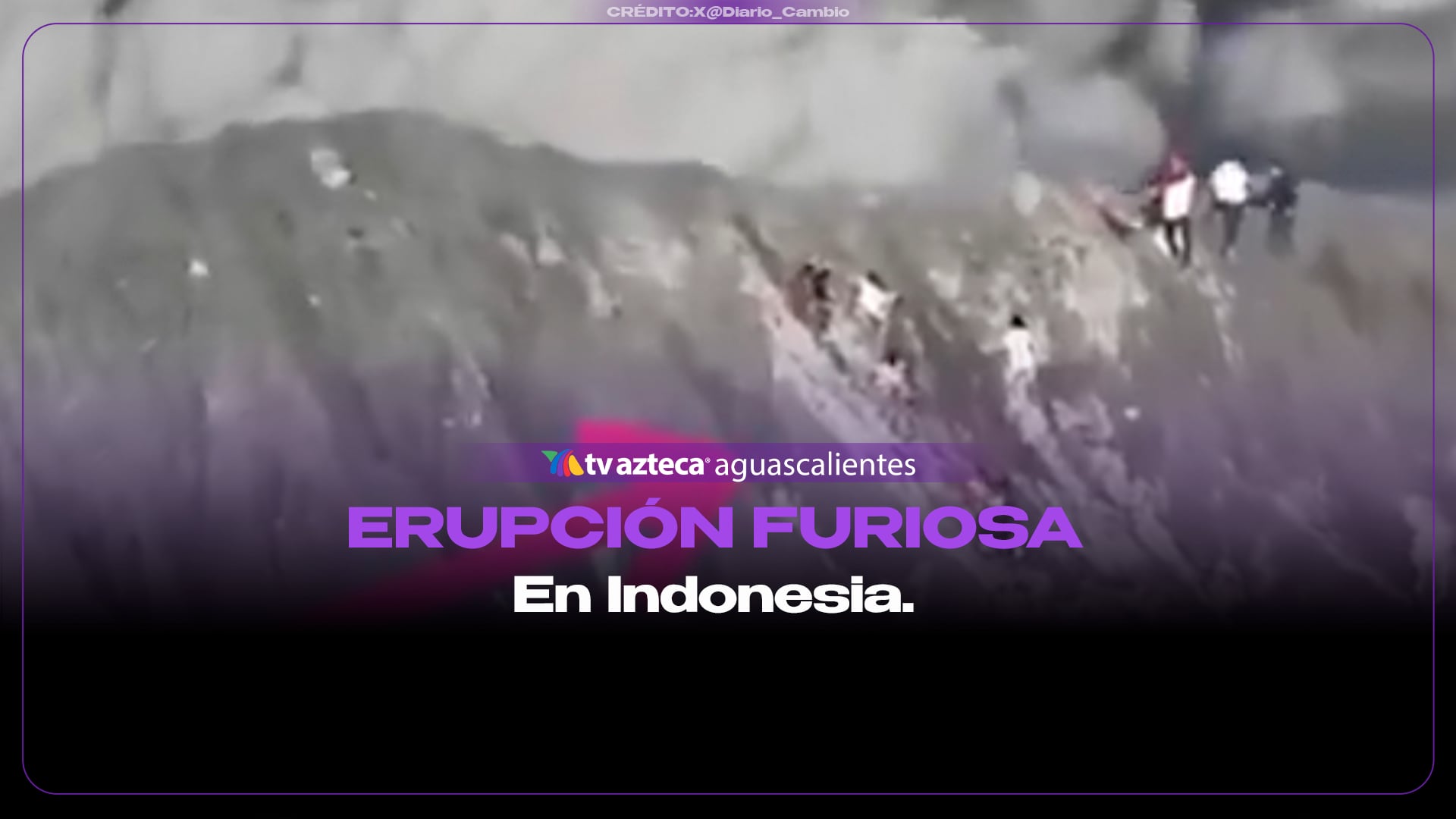 ¡Momento exacto! Erupción del volcán Dukono deja tres muertos y varios heridos