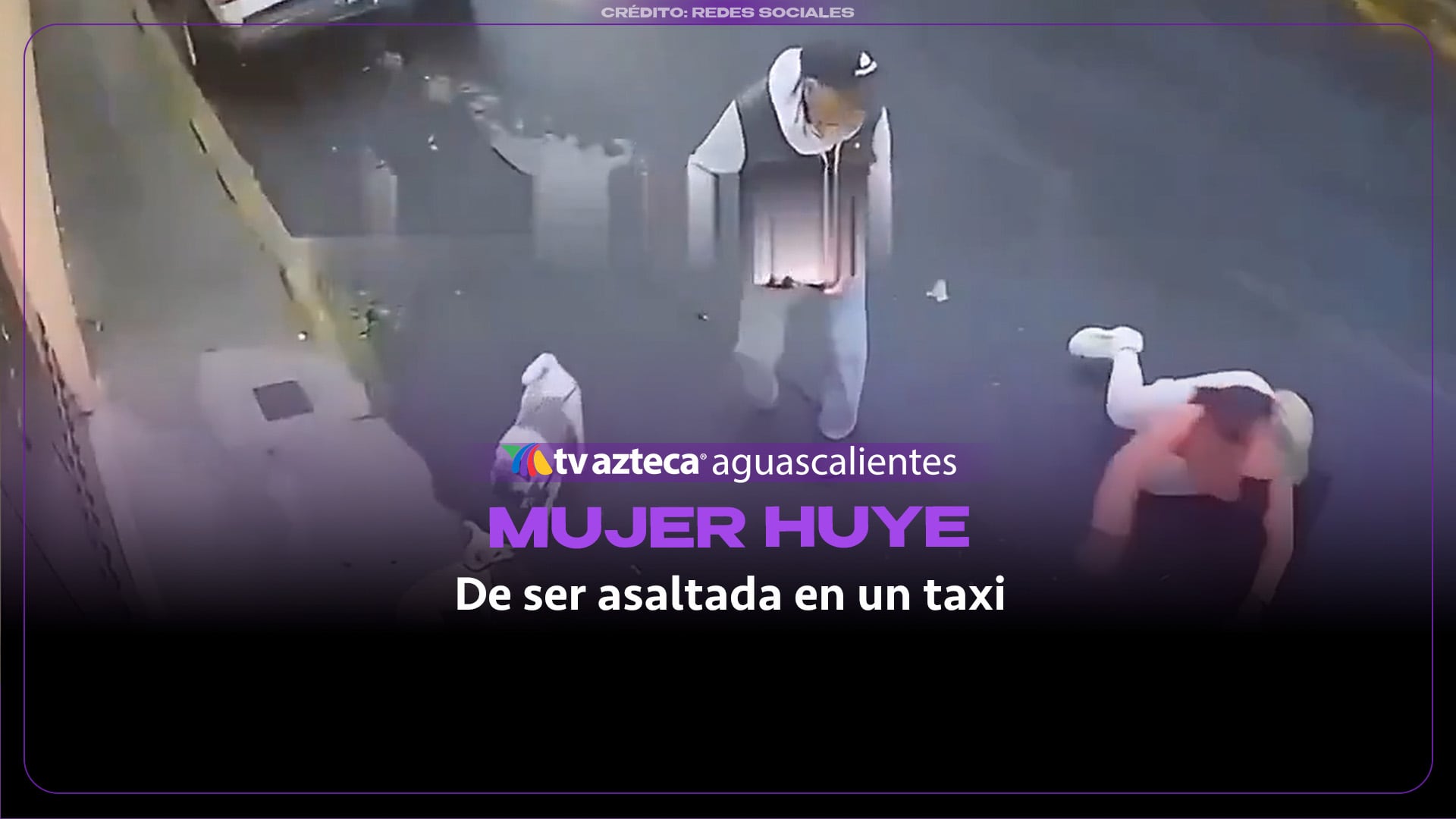 Mujer salta de taxi en CDMX para evitar asalto