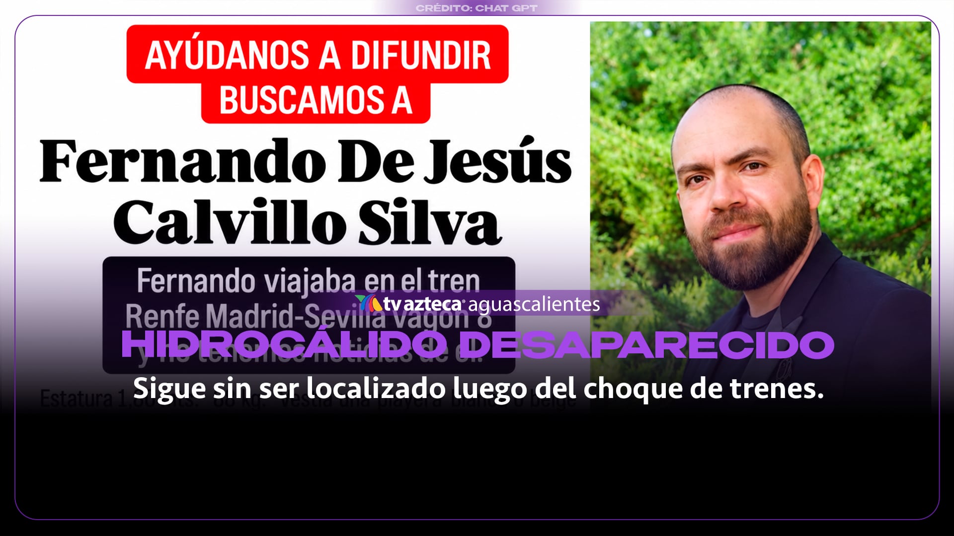 ¿Qué se sabe del hidrocálido desaparecido en el accidente de España?