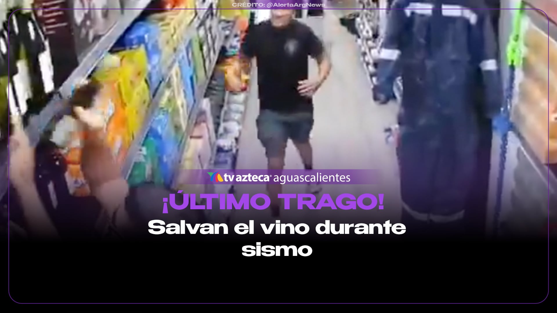 Prioridades claras: Salvan botellas de vino mientras la tierra tiembla en Panamá
