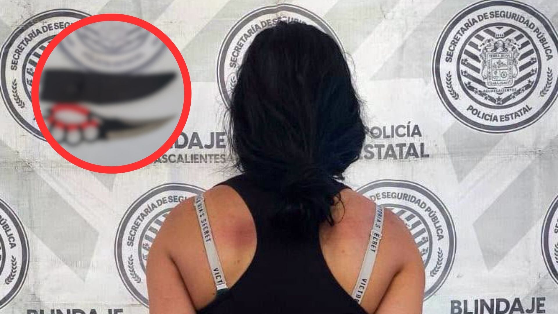 Fotos arma con la que mujer apuñaló a su pareja en calvillo