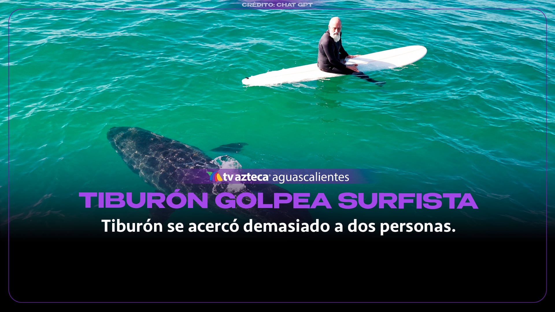 VIDEO|Dron capta a tiburón golpeando a surfistas en California