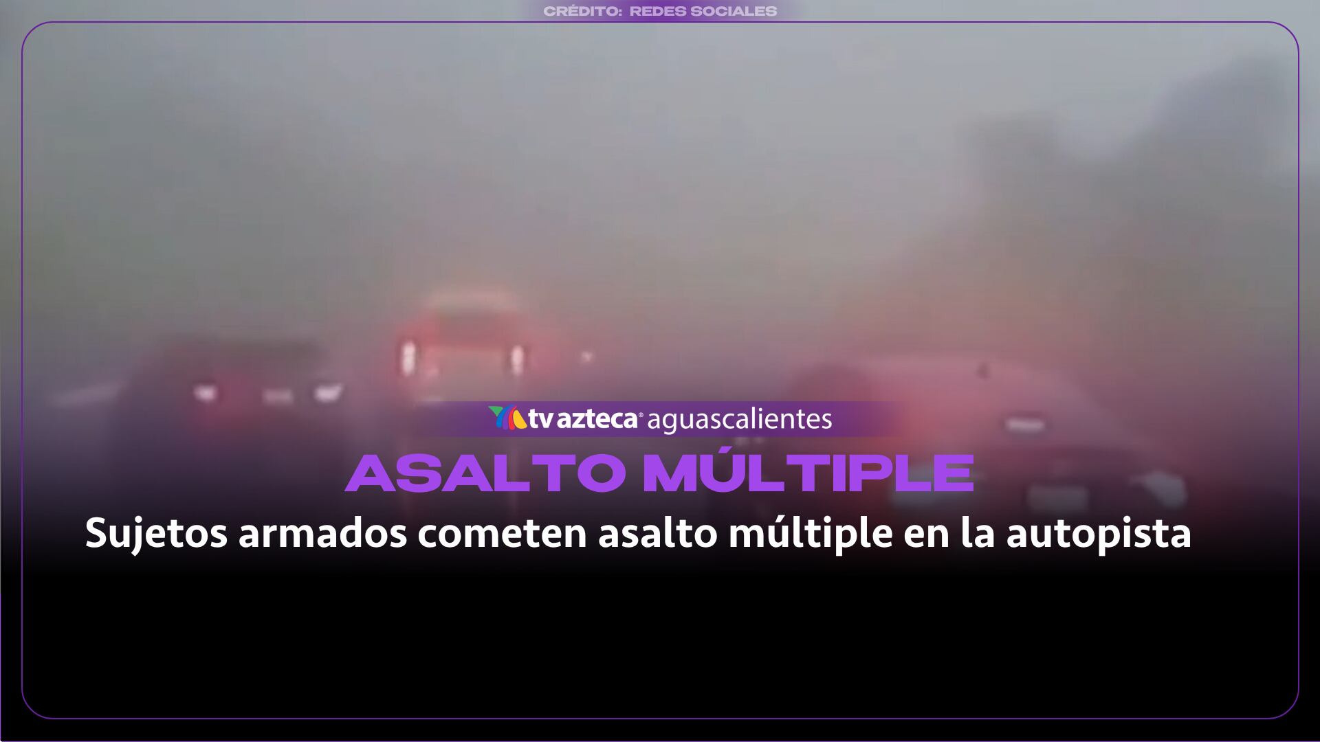 “Agáchense, están asaltando”: sujetos armados cometen supuesto asalto múltiple en la autopista Orizaba-Puebla