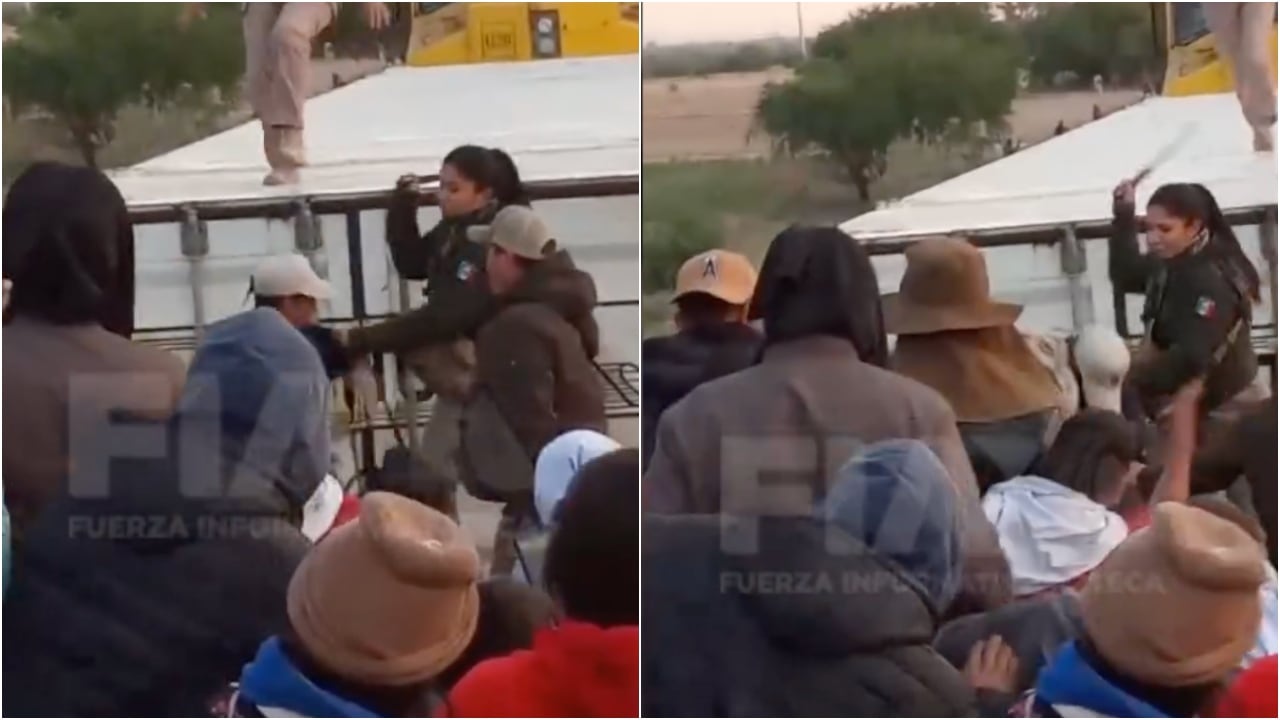 VIDEO_ Captan maltrato a migrantes que viajaban en el tren en su paso por Aguascalientes