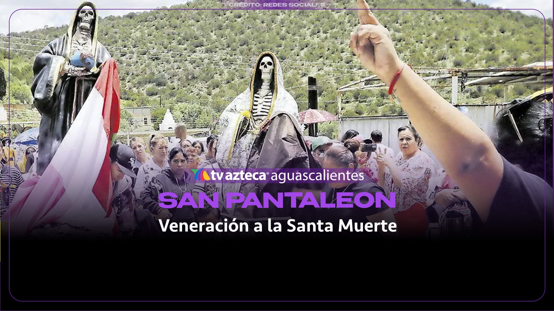 La Santa Muerte, tradición viva en un pueblo fantasma