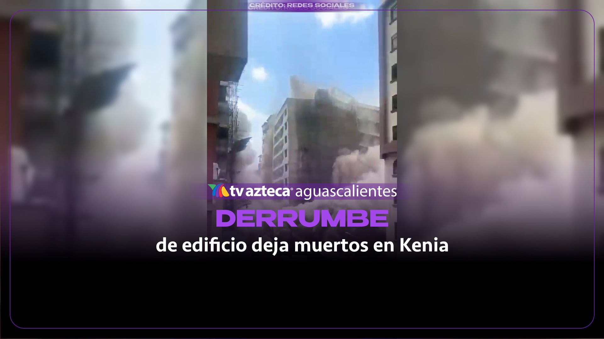 Edificio en construcción colapsa en Nairobi y deja desaparecidos