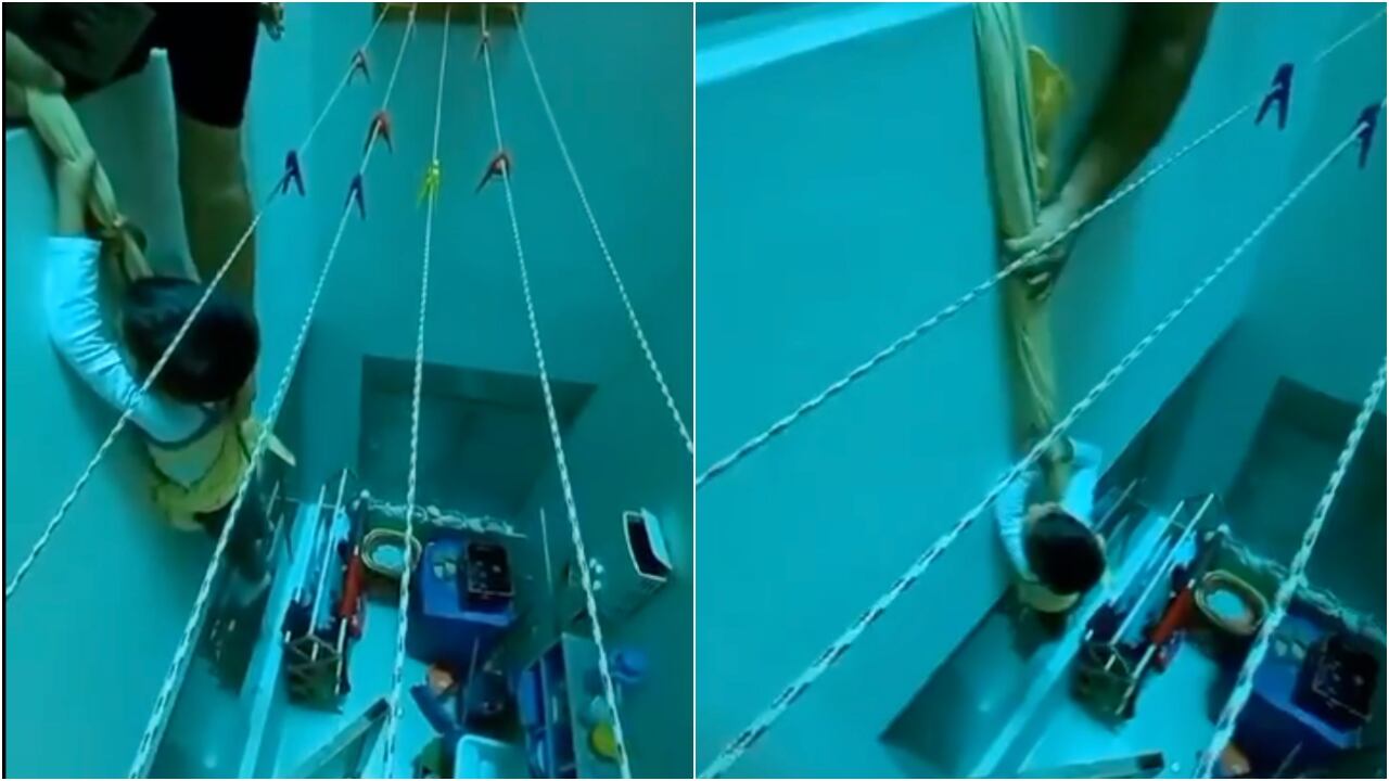 VIDEO_ ¡Increíble! Familia olvida sus llaves y esta fue la “ingeniosa solución” para abrir la casa