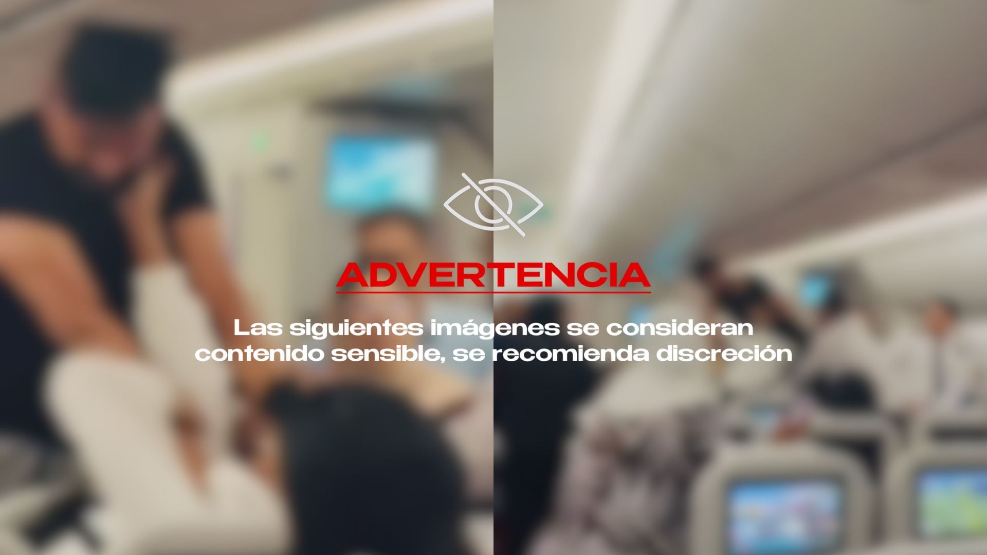 VIDEO: ¡IMÁGENES SENSIBLES! Captan momento en el que se desata brutal riña en pleno vuelo