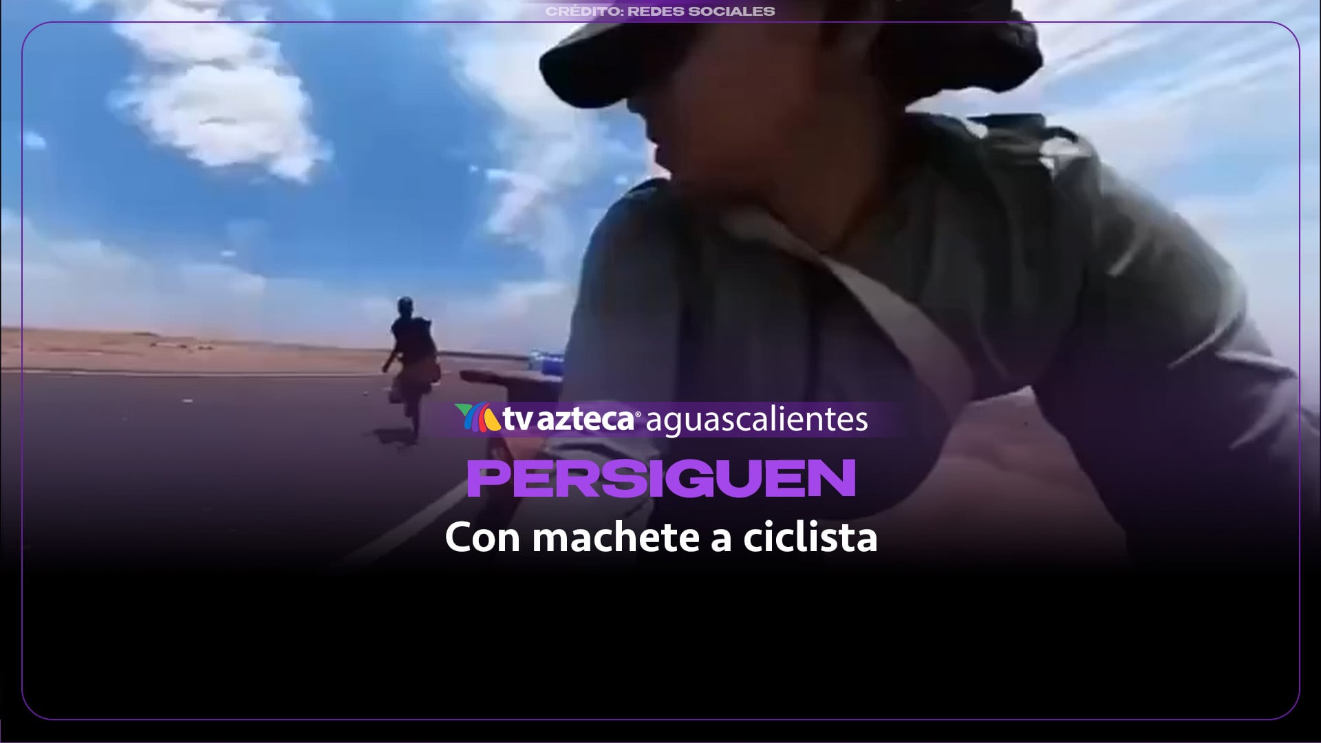 Ciclista marroquí perseguida por hombre armado en Kenia
