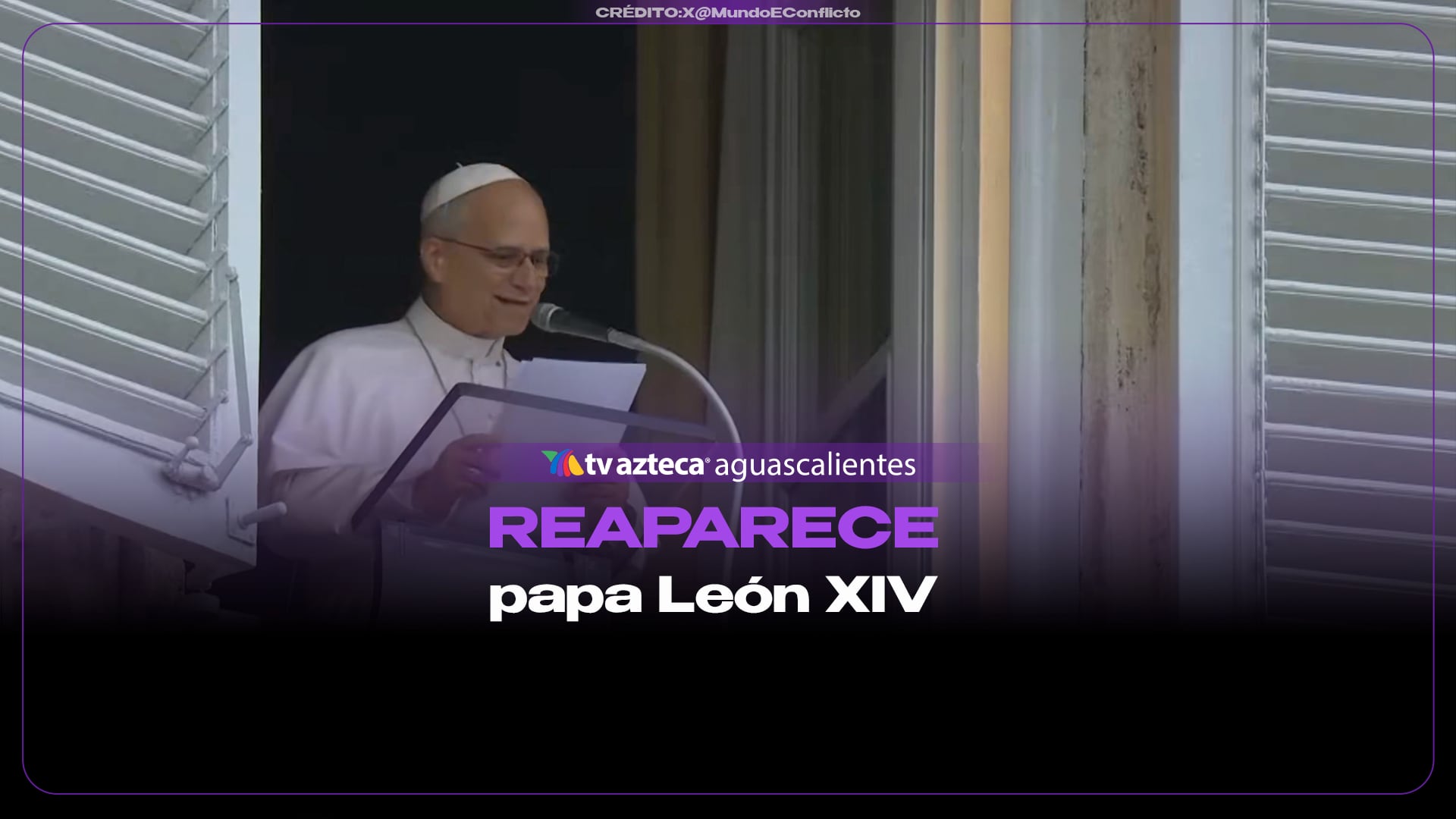 El papa León XIV reaparece en el Vaticano