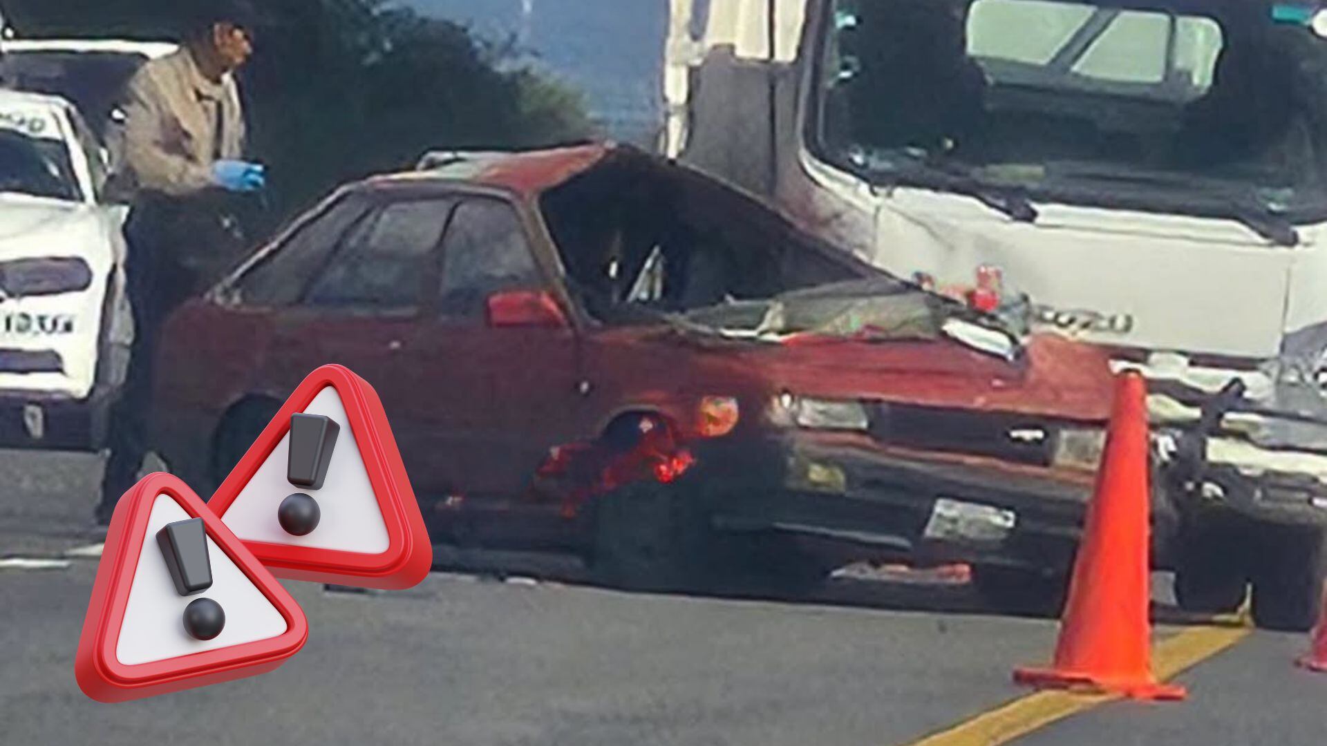 Accidente vial en la 45 norte a la altura de costo hoy 18 de junio una persona sin vida
