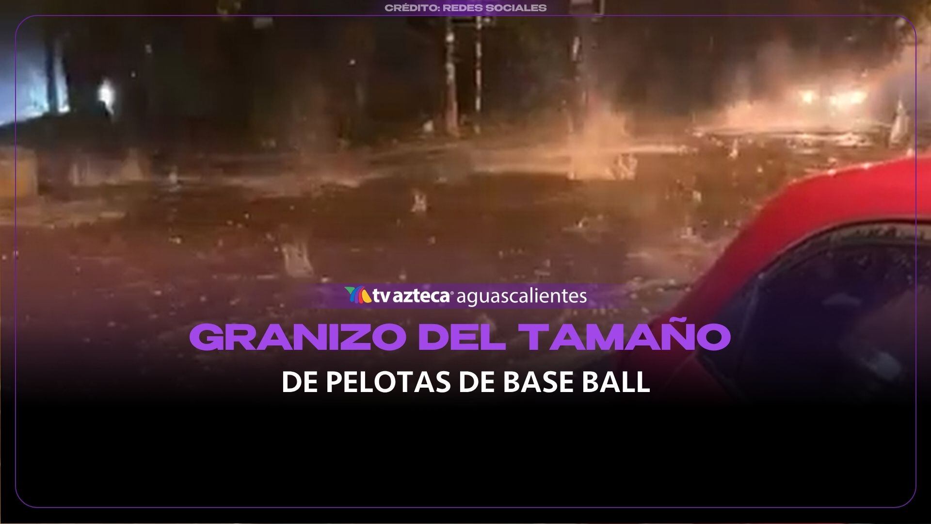 Granizo del tamaño de pelotas de tenis golpea durante tormenta a Paraguay