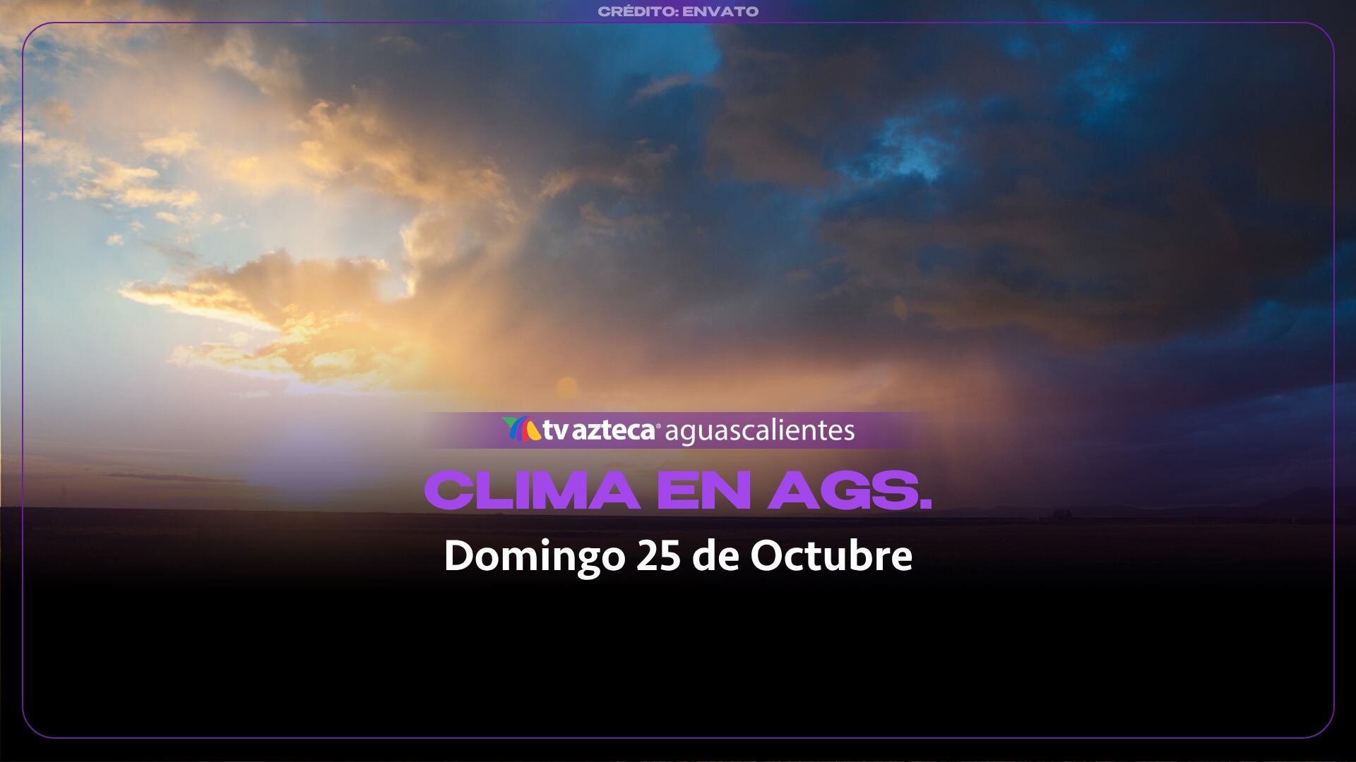 Clima hoy en Aguascalientes: Así estará la temperatura este Domingo 25 de Octubre
